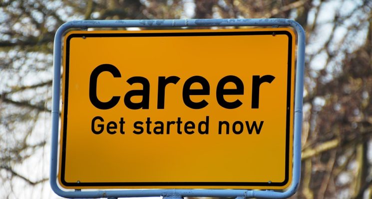 street sign for careers